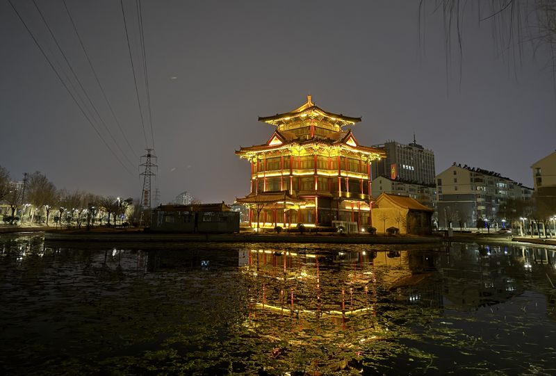美丽的夜景